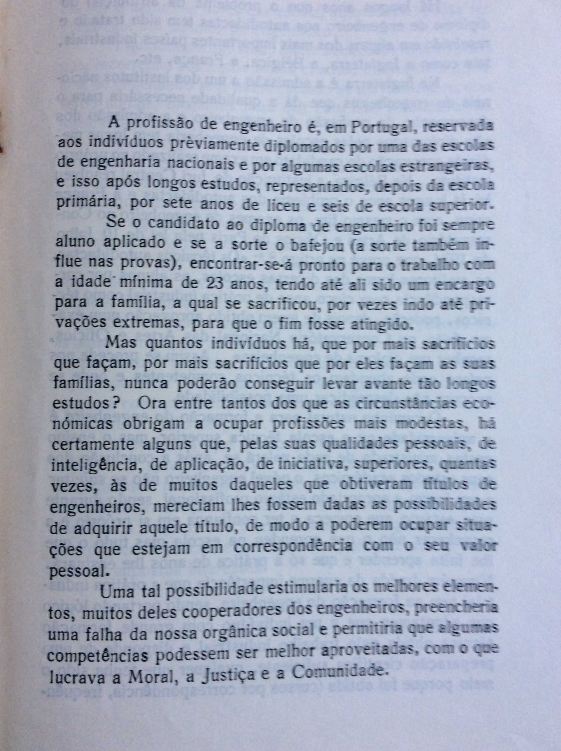 Obtenção de diplomas de engenheiro pelos autodidactas. Tese, 1948