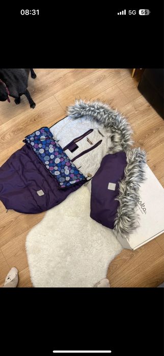 Śpiwór do wózka plus mufka beztroska