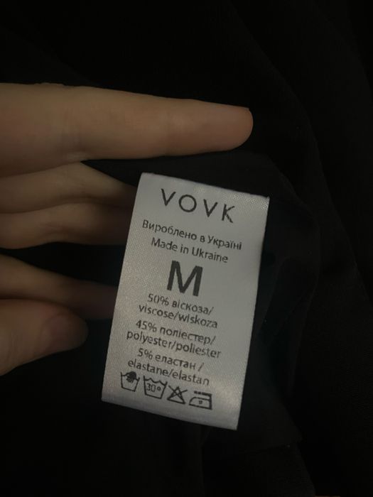 Піджак чорного кольору від Vovk