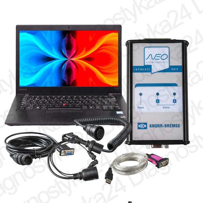 Interfejs Diagnostyczny Naczepy Knorr Bremse Wabco + LAPTOP