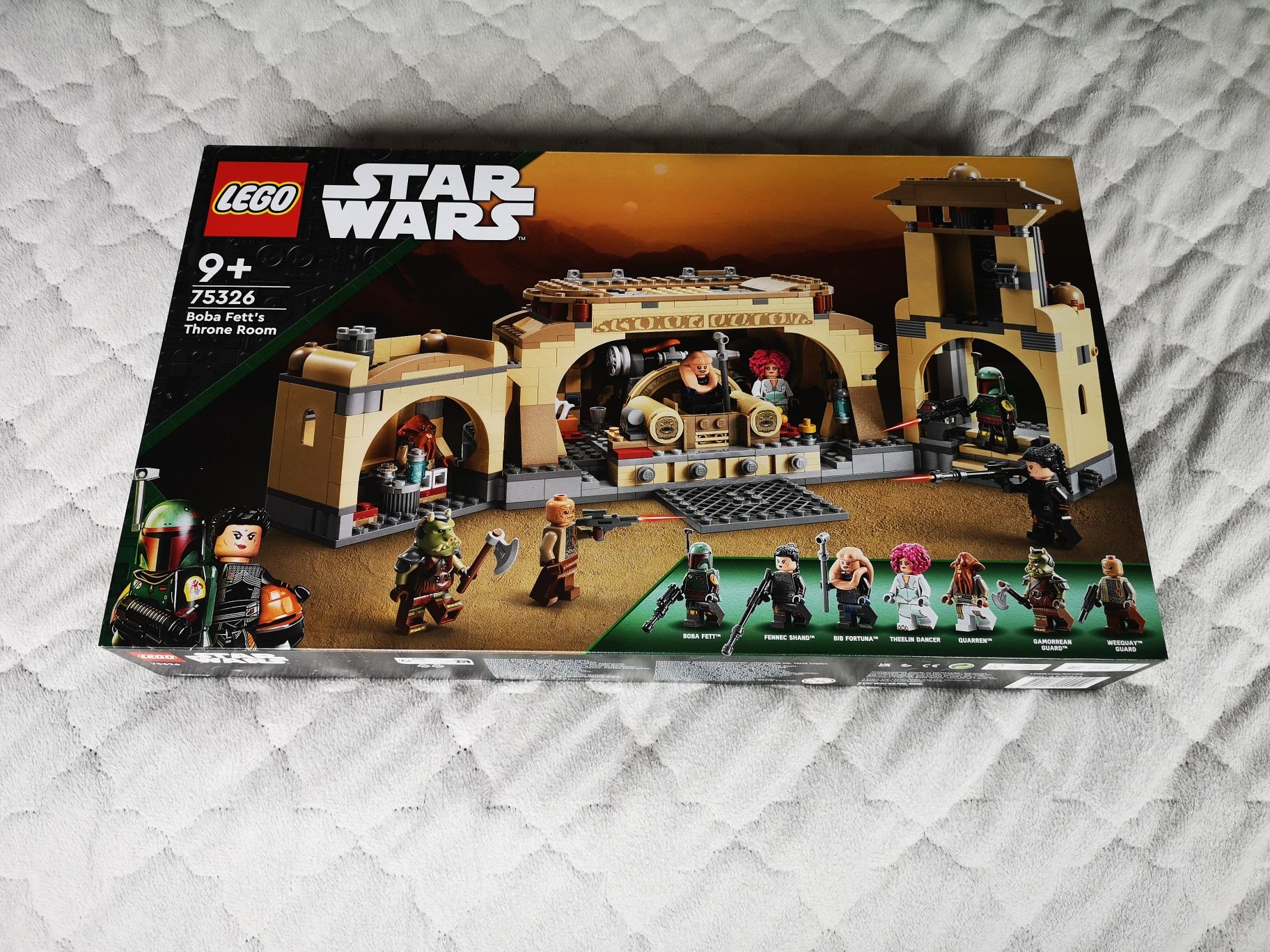 Lego Star Wars 75326 Sala tronowa Bobby Feta