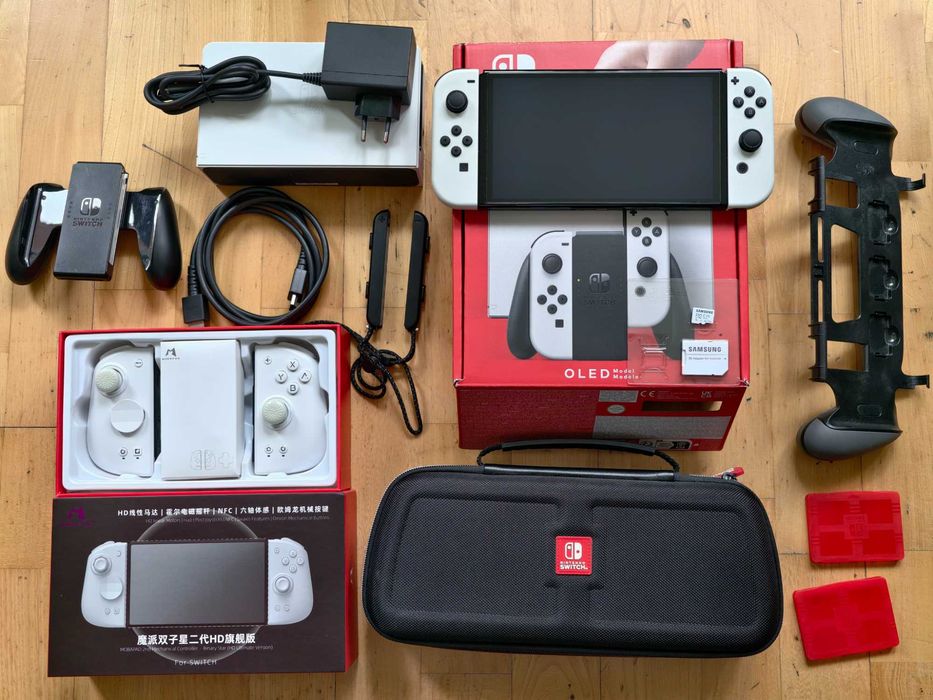 Przerobiona Konsola jak NOWA Nintendo Switch OLED karta 512GB Picofly