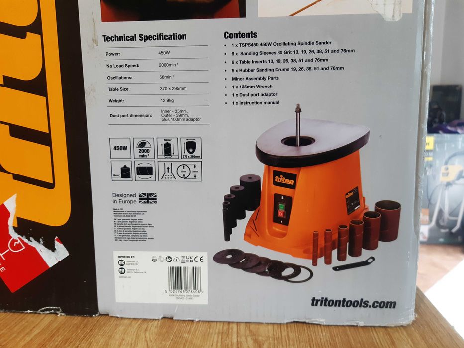 Triton TSPS450 szlifierka wrzecionowa