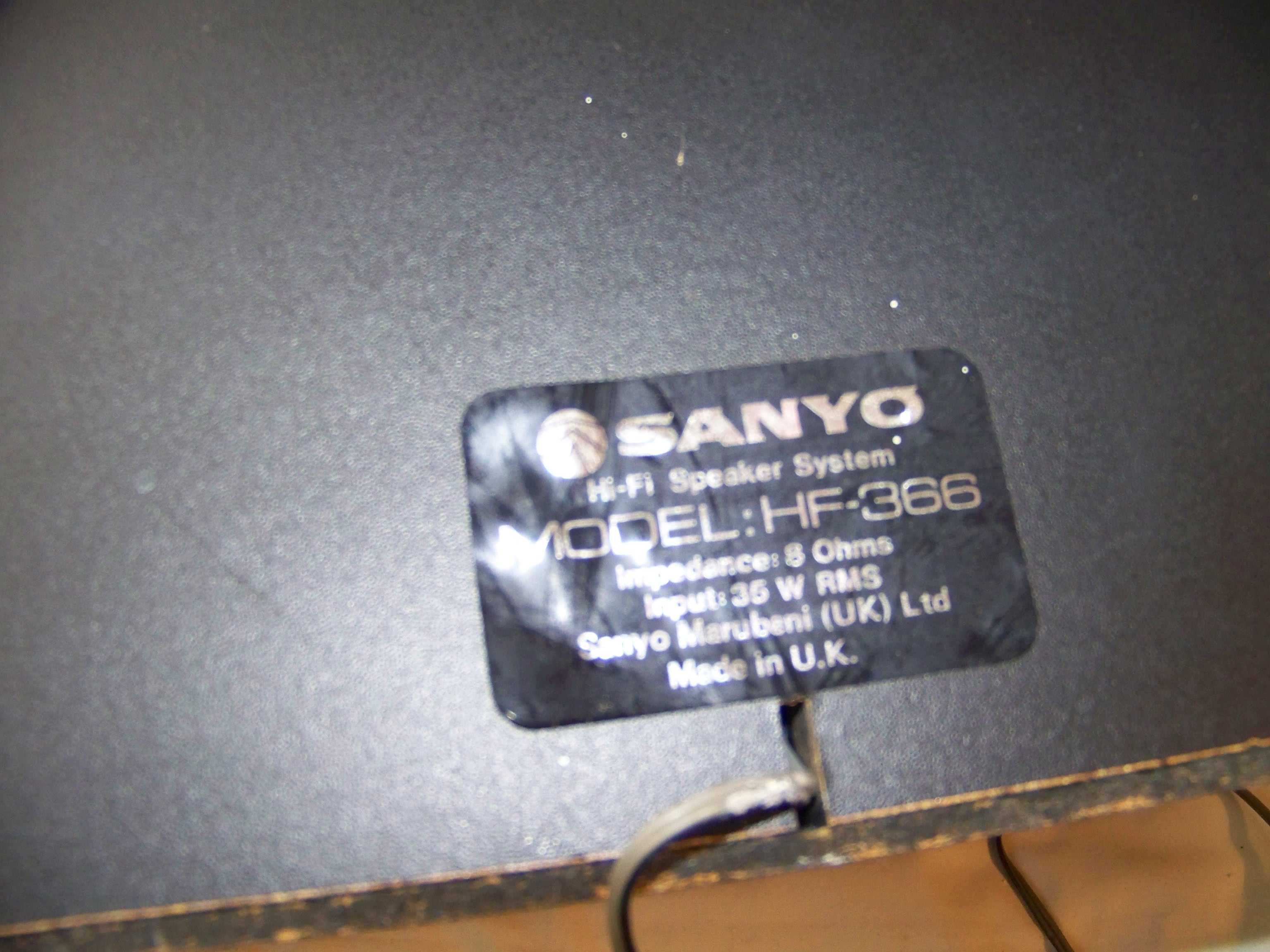 aparelhagem Sanyo JA266 140 watts com colunas