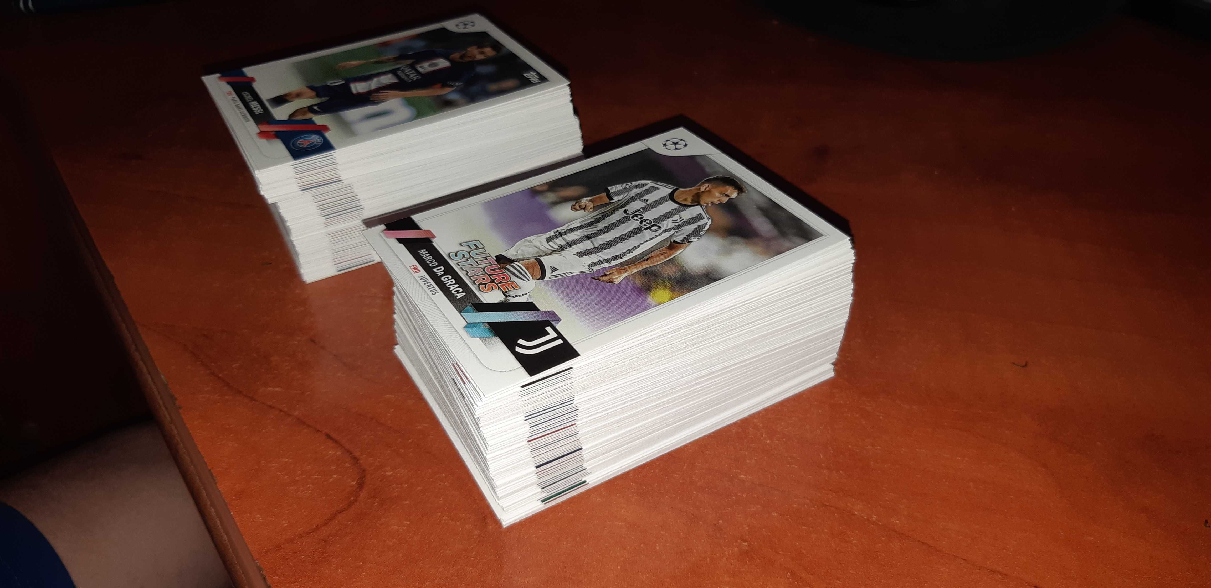 200 kart podstawowych z edycji 2022-23 Topps UEFA Club Competitions