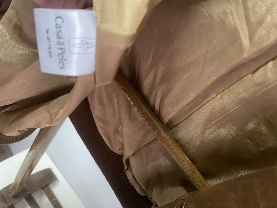 Blusao de camurca excelente estado casa das peles