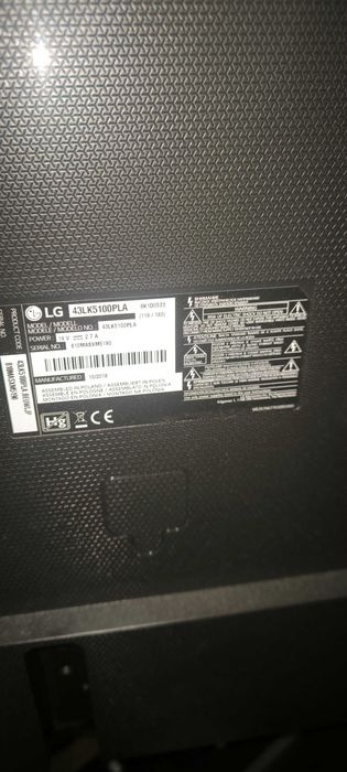 Televisão OLG 43" semi nova