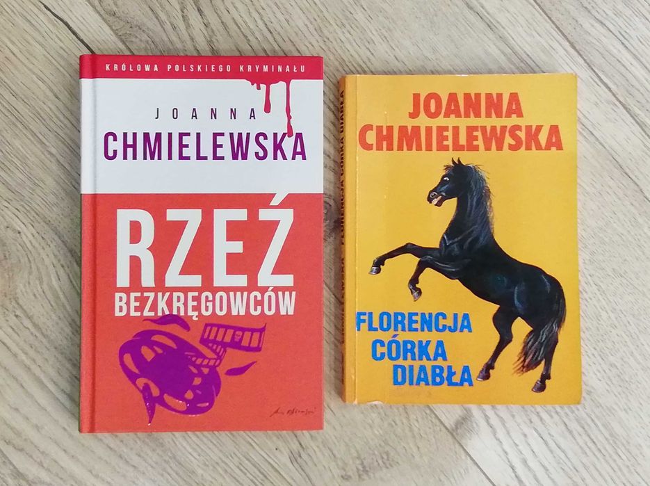 Komplet książek J.CHMIELEWSKA Rzeź bezkręgowców,Florencja córka diabła