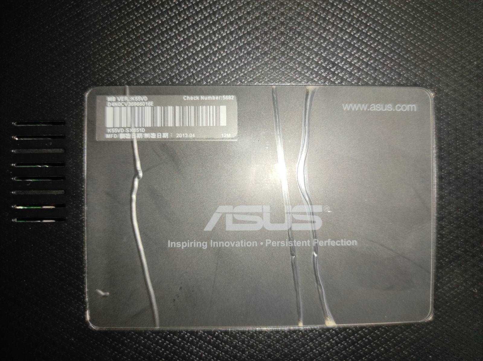 Ноутбук ASUS K55A-SX377D B980