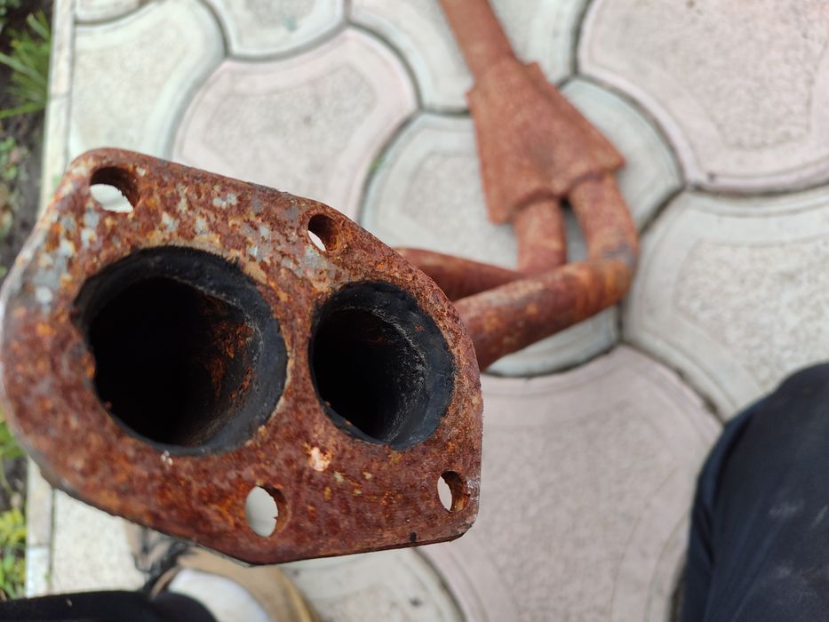 Глушитель выхлопная резонатор штаны ваз 2101-2104-2102