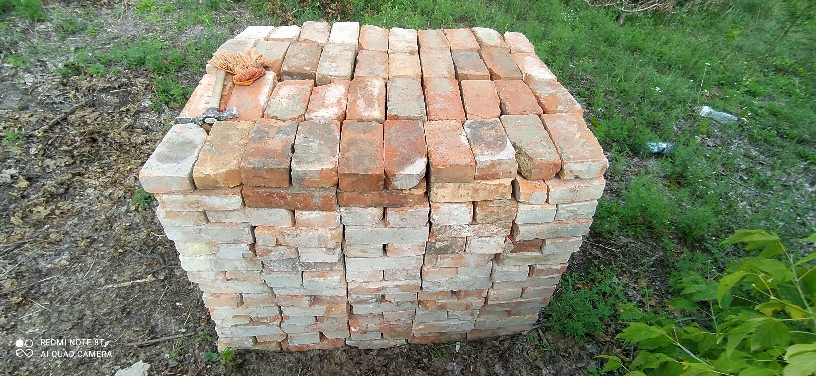 Кирпич красный бу ,белый, 2000 шт