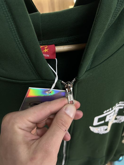 Зіп Худі CORTEIZ gasolina double zip hoodie green