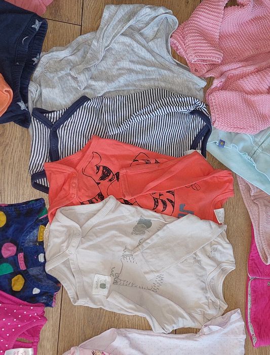 Mega paka ubrań, dziewczynka rozmiar 68