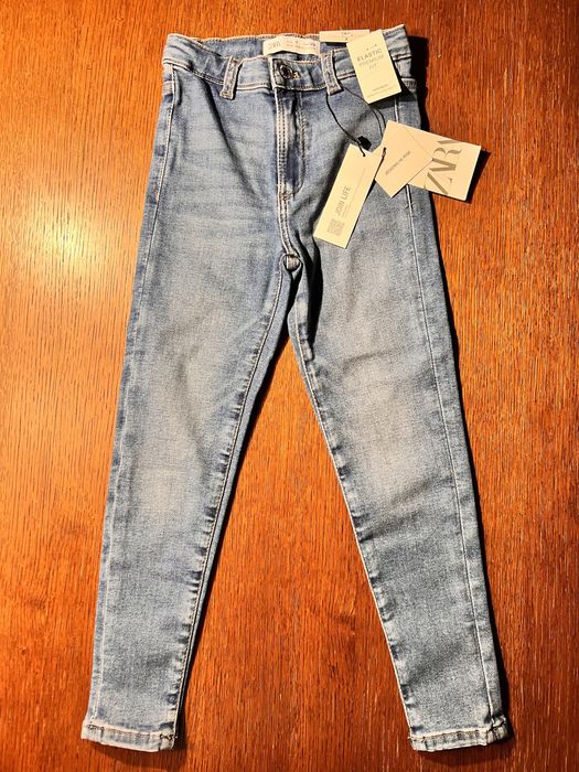 NOWE spodnie jeans dla dziewczynki ZARA rozm 122