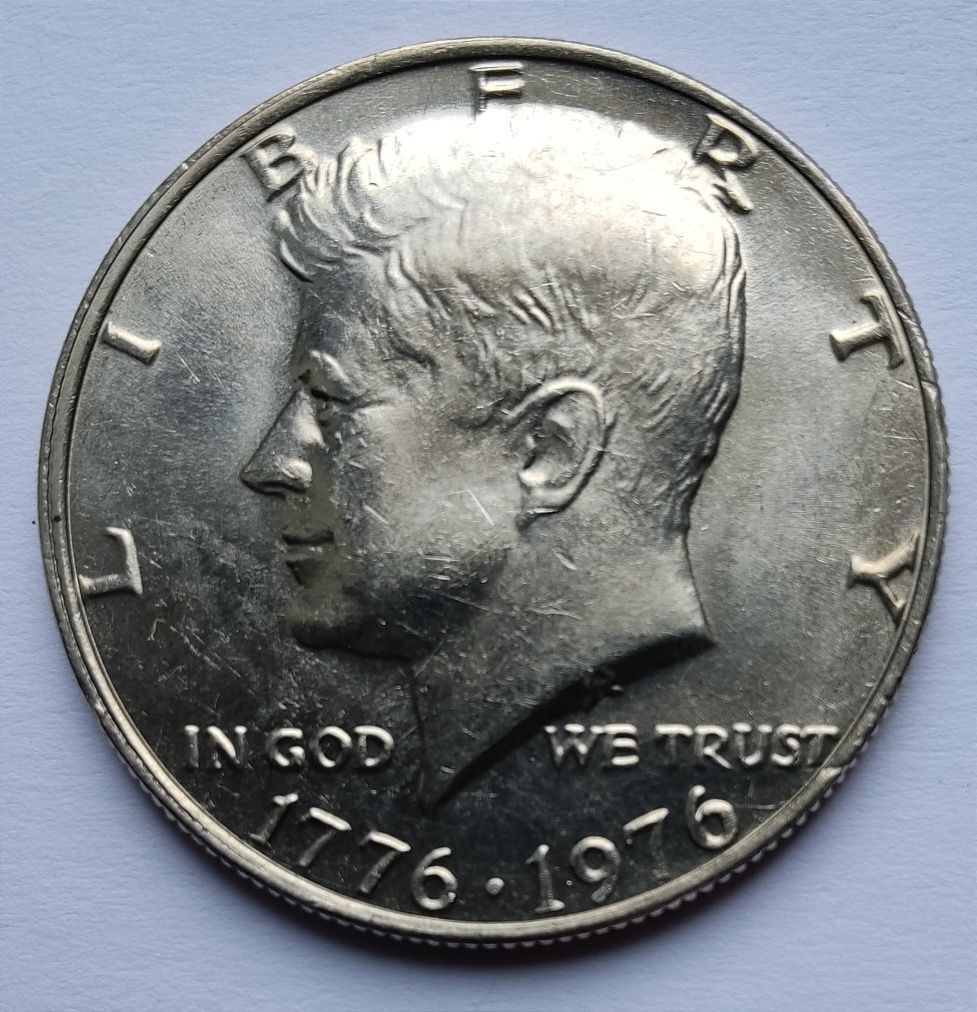 1/2 dolara half dollar  1976