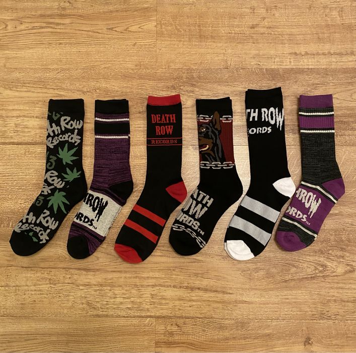Death Row Records New Socks Носки новые дез роу рэп принты хайп