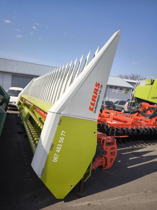 Claas Sunspeed 14-70 жатка соняшник 2025