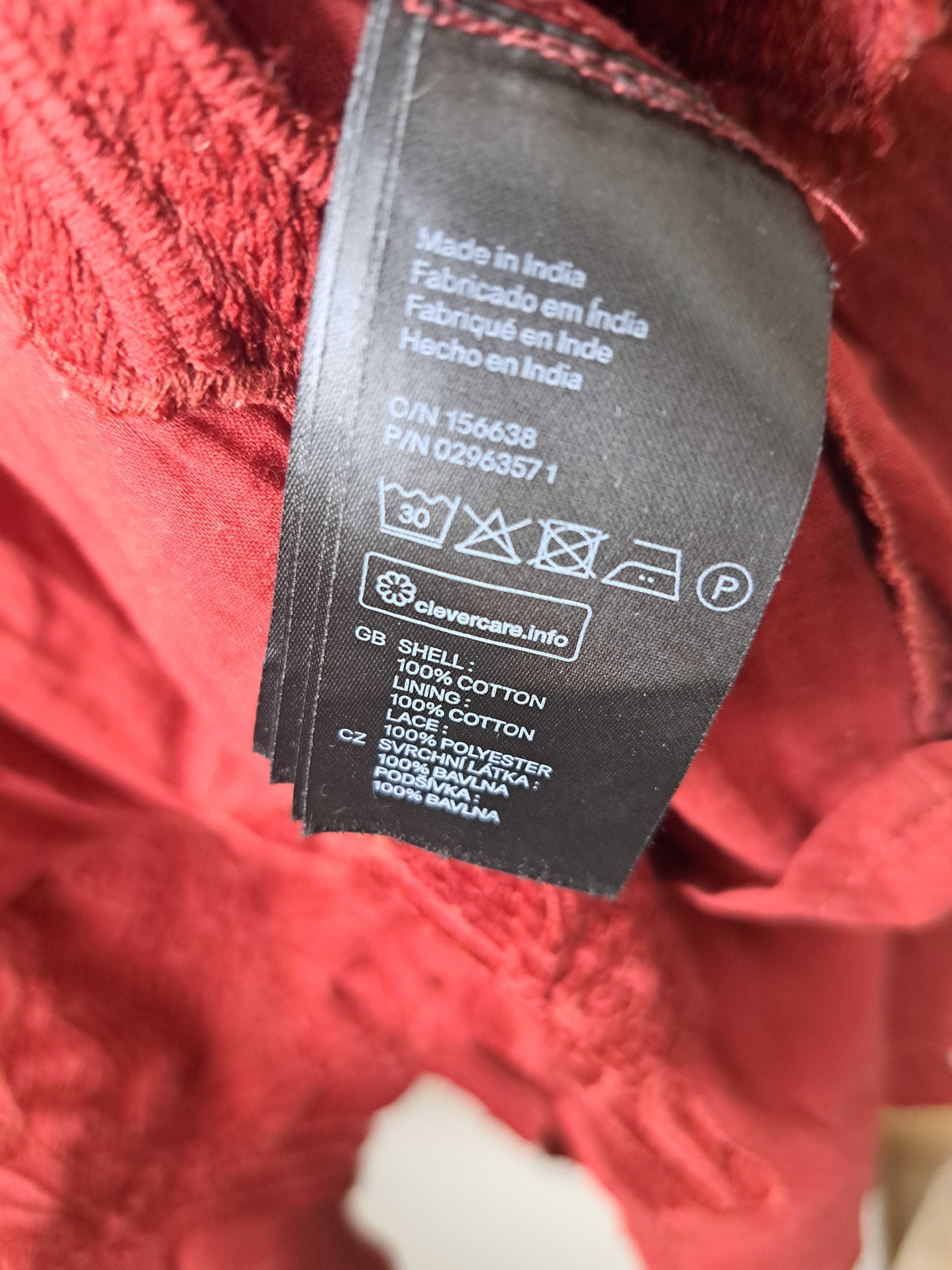 Sukienka bordo Massimo Dutti r 40