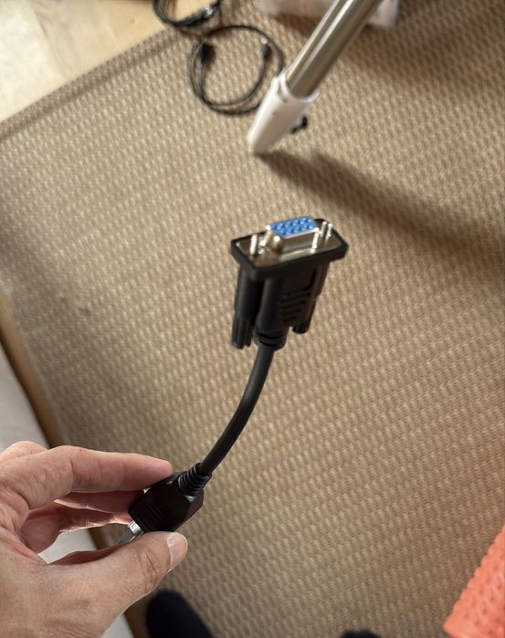 Cabo DB9 femea para RJ45