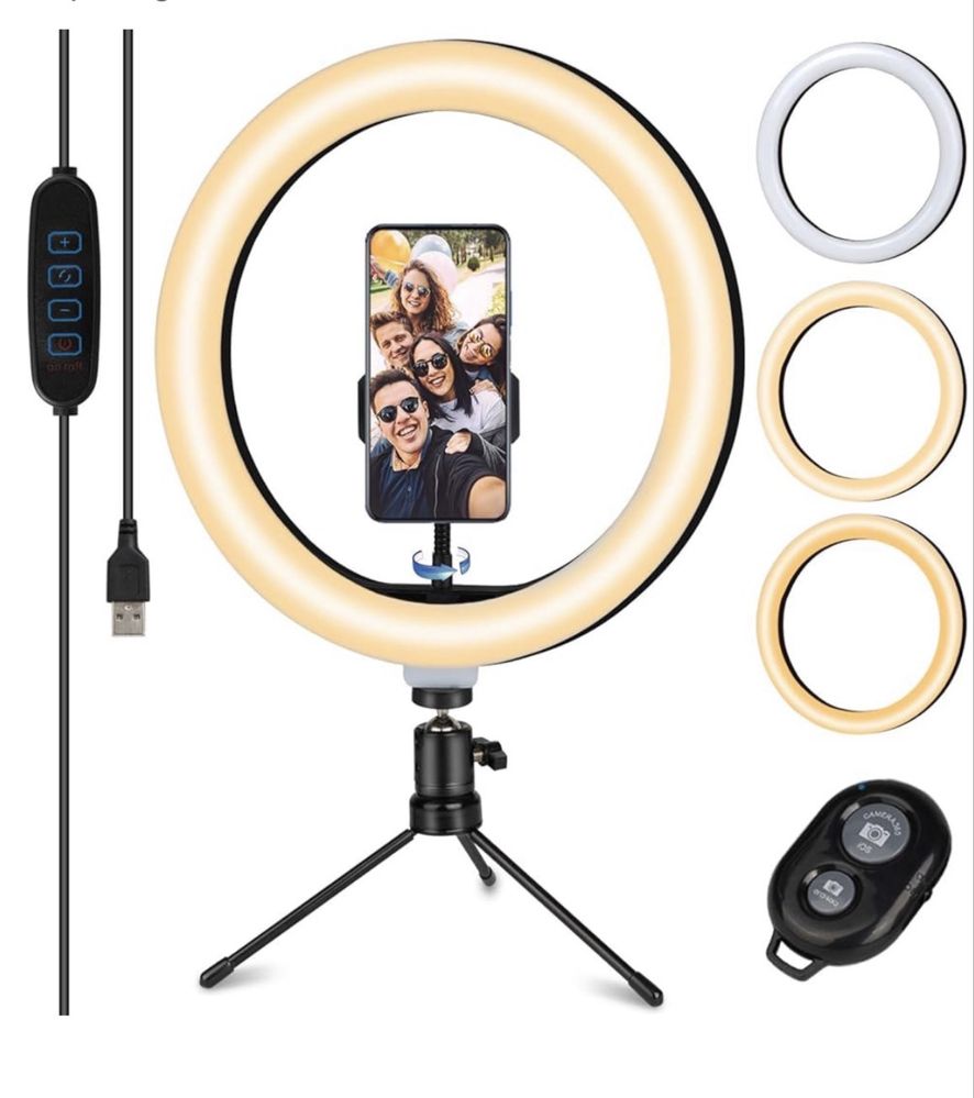 Ring Light de mesa