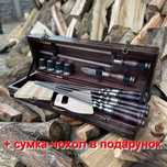 Набір шампурів ЯГУАР з сумкою Набор для шашлыка в кейсе на подарок