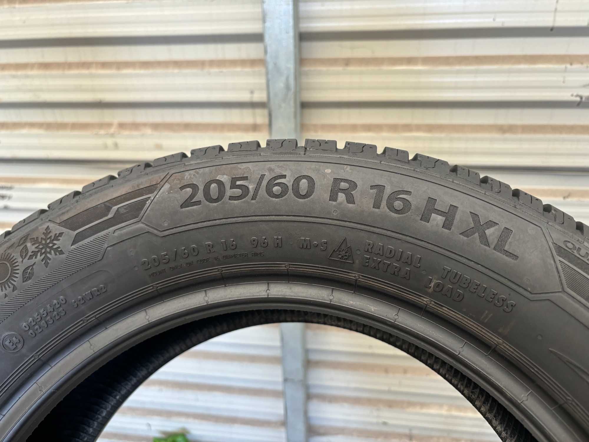 2szt całoroczne 205/60R16 Barum 8,6mm 2023r świetny stan! 4S1286 gwar