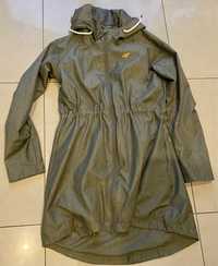 Wiosenny płaszcz przeciwdeszczowy khaki / oliwkowy 4F XS