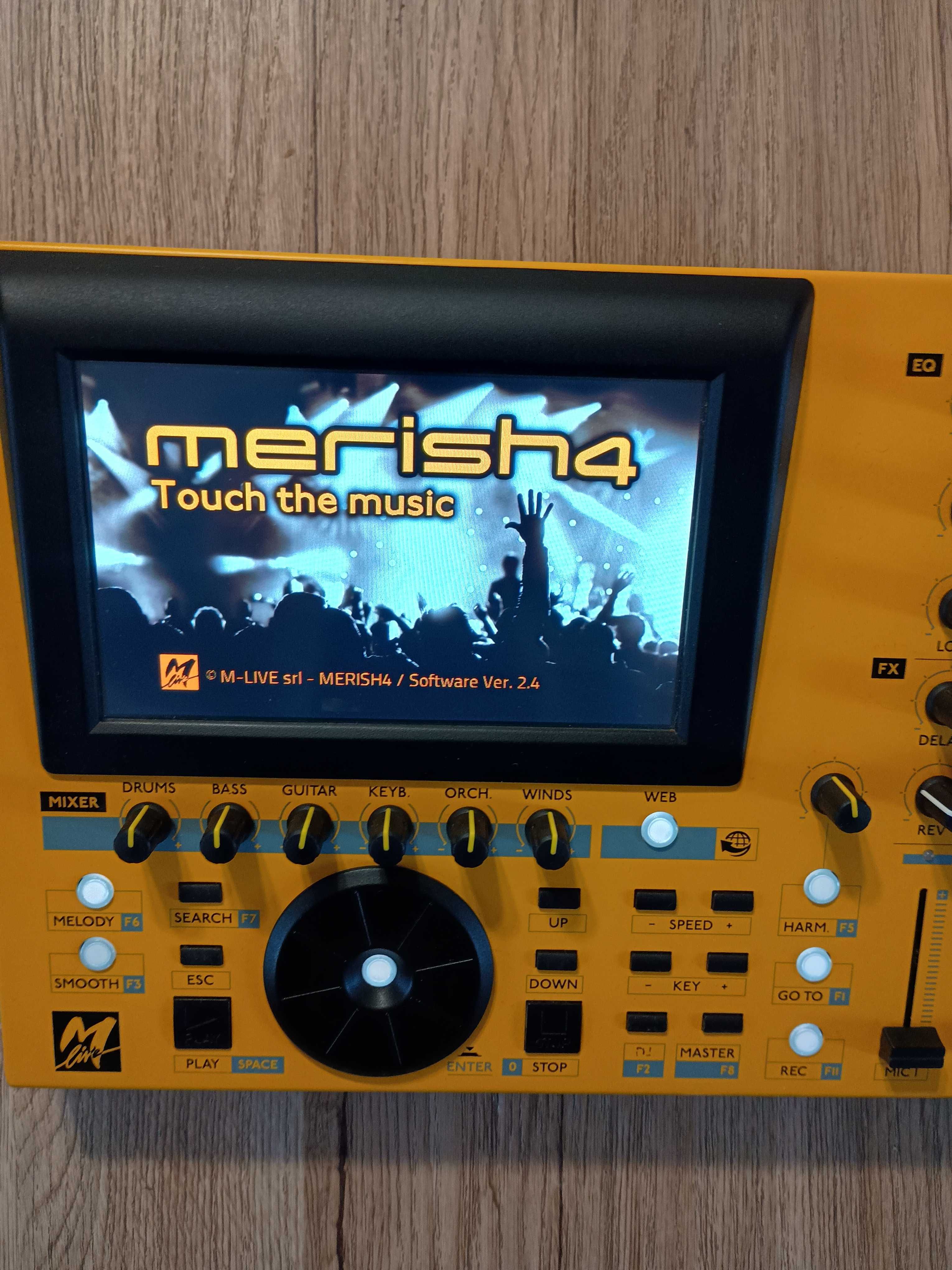 Merish M-live 4 arranger,midi player