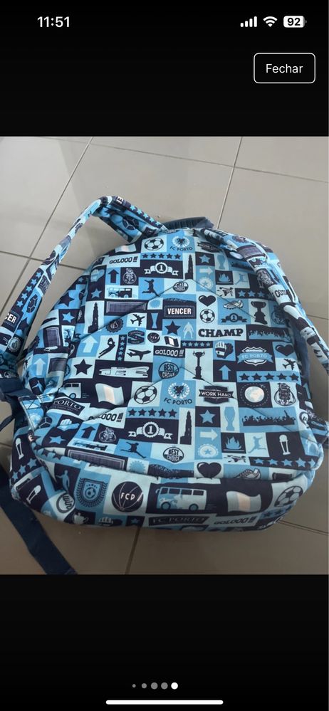 Mochila original do Porto