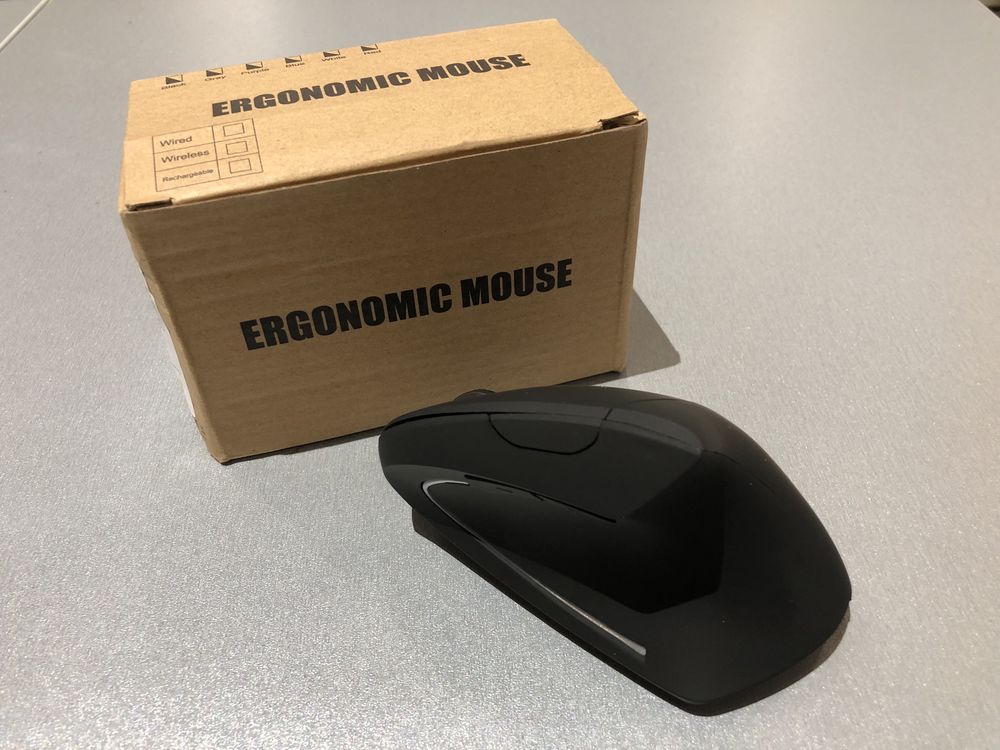 Vertical Mouse ergonomiczna mysz bezprzewodowa myszka USB pionowa.