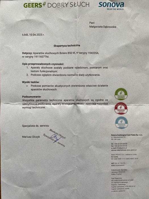 aparat słuchowy phonak BOLERO B50 M + zestaw baterii 12 opakowań