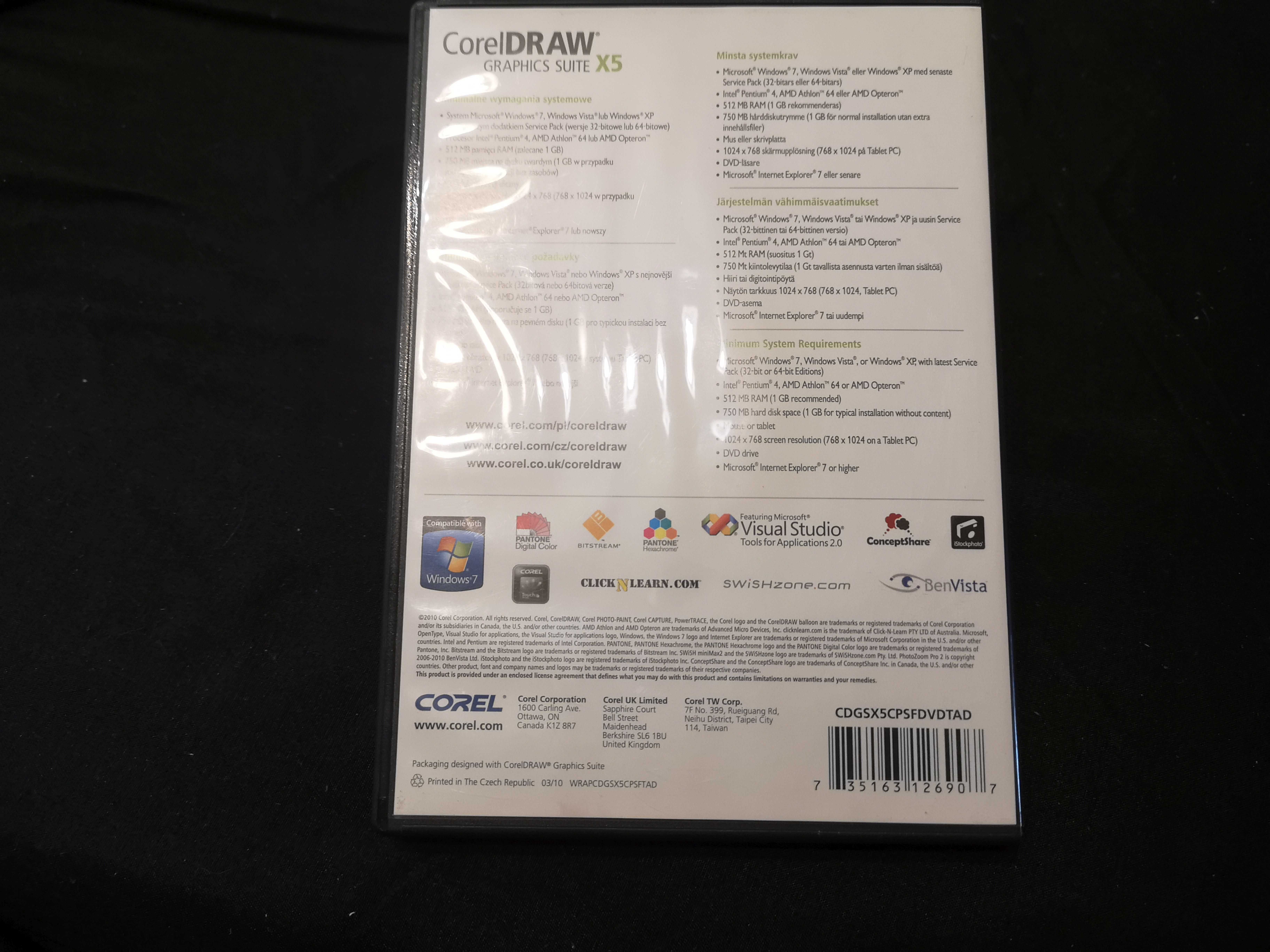 CorelDRAW Graphics Suite X5 Trial Version