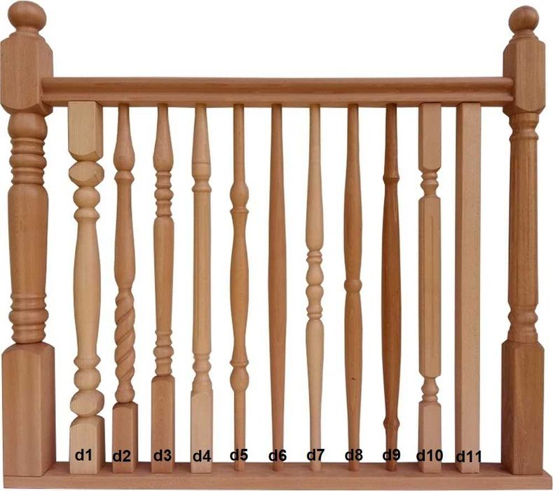 Tralki sosnowe - Schody - Słupy- Poręcze - Balustrady - PRODUCENT