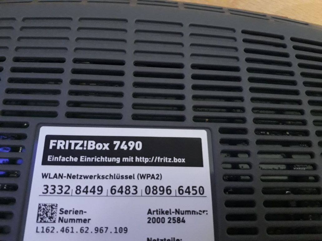 Nowy Router Fritz!Box 7490