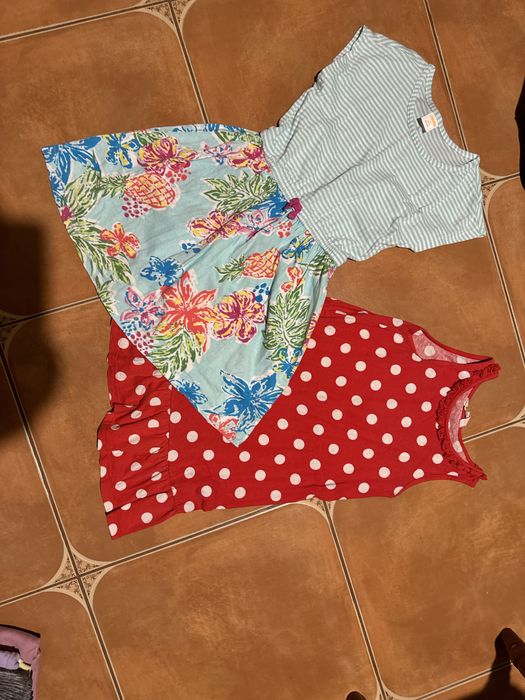 Zestaw sukienka, spodnie rozm 122/128