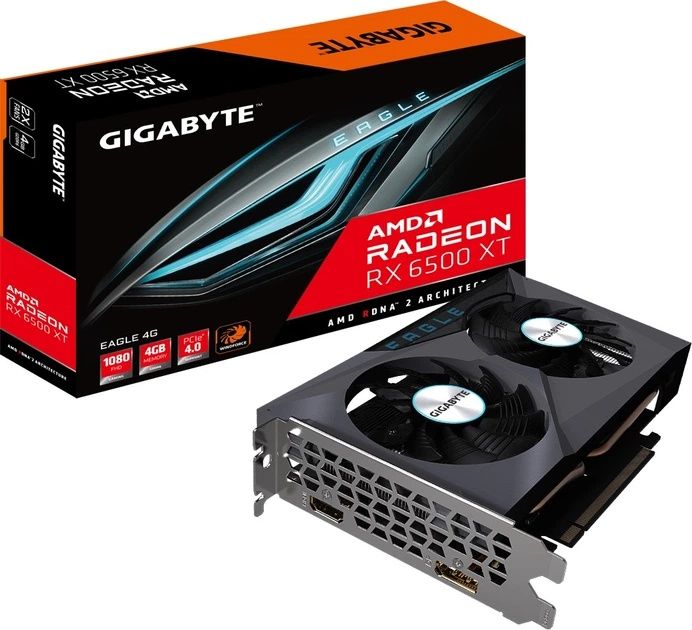 Видеокарта AMD Gigabyte Eagle RX 6500 XT 4Gb