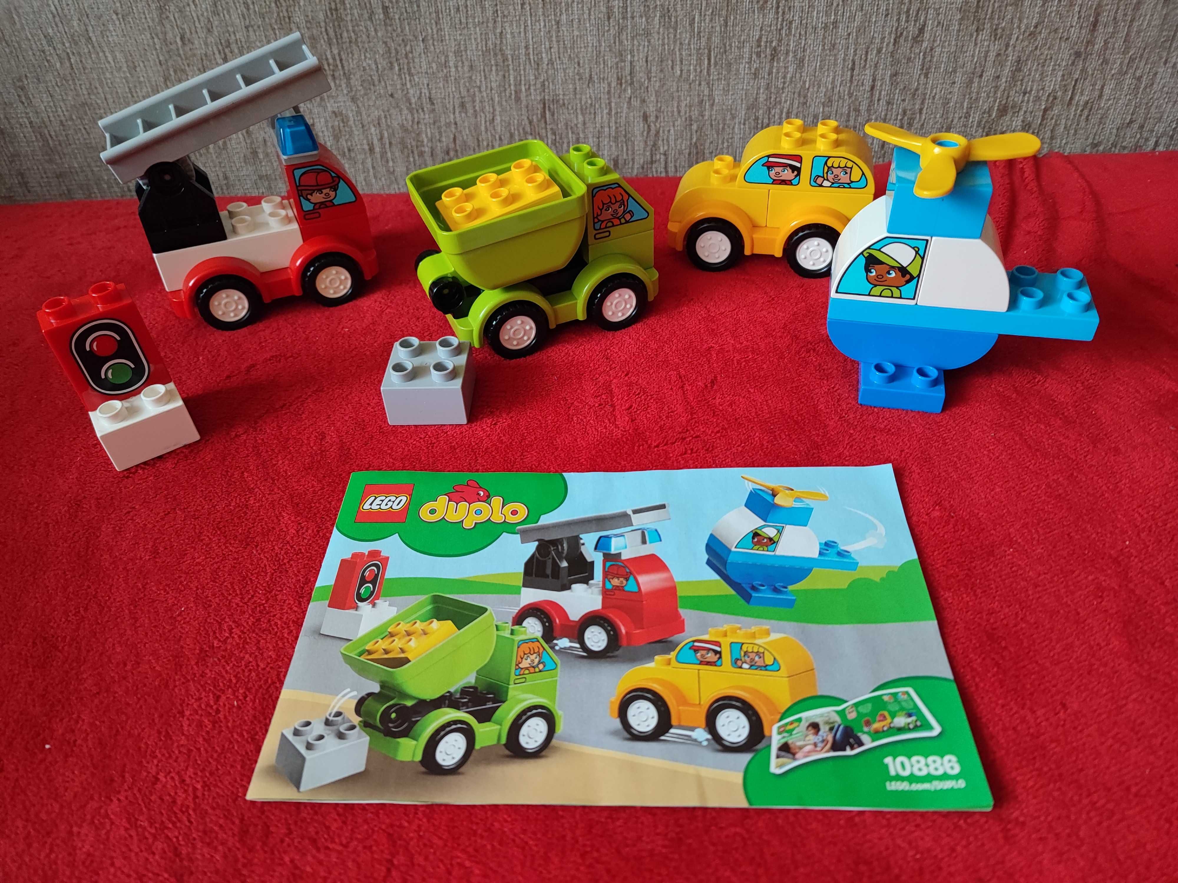 Lego Duplo zestaw 10886 moje pierwsze samochodziki pudełko