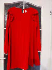 Elegancka sukienka nowa czerwona 42 xl