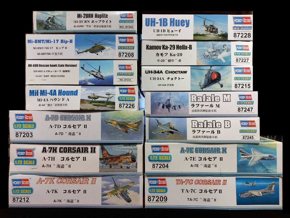 Сборные модели самолетов и вертолетов от Hobby Boss 1/72