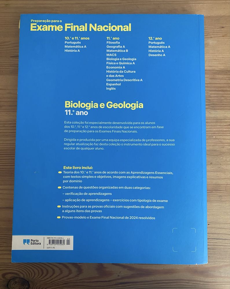 Livro de preparação para o exame final nacional de Biologia e Geologia