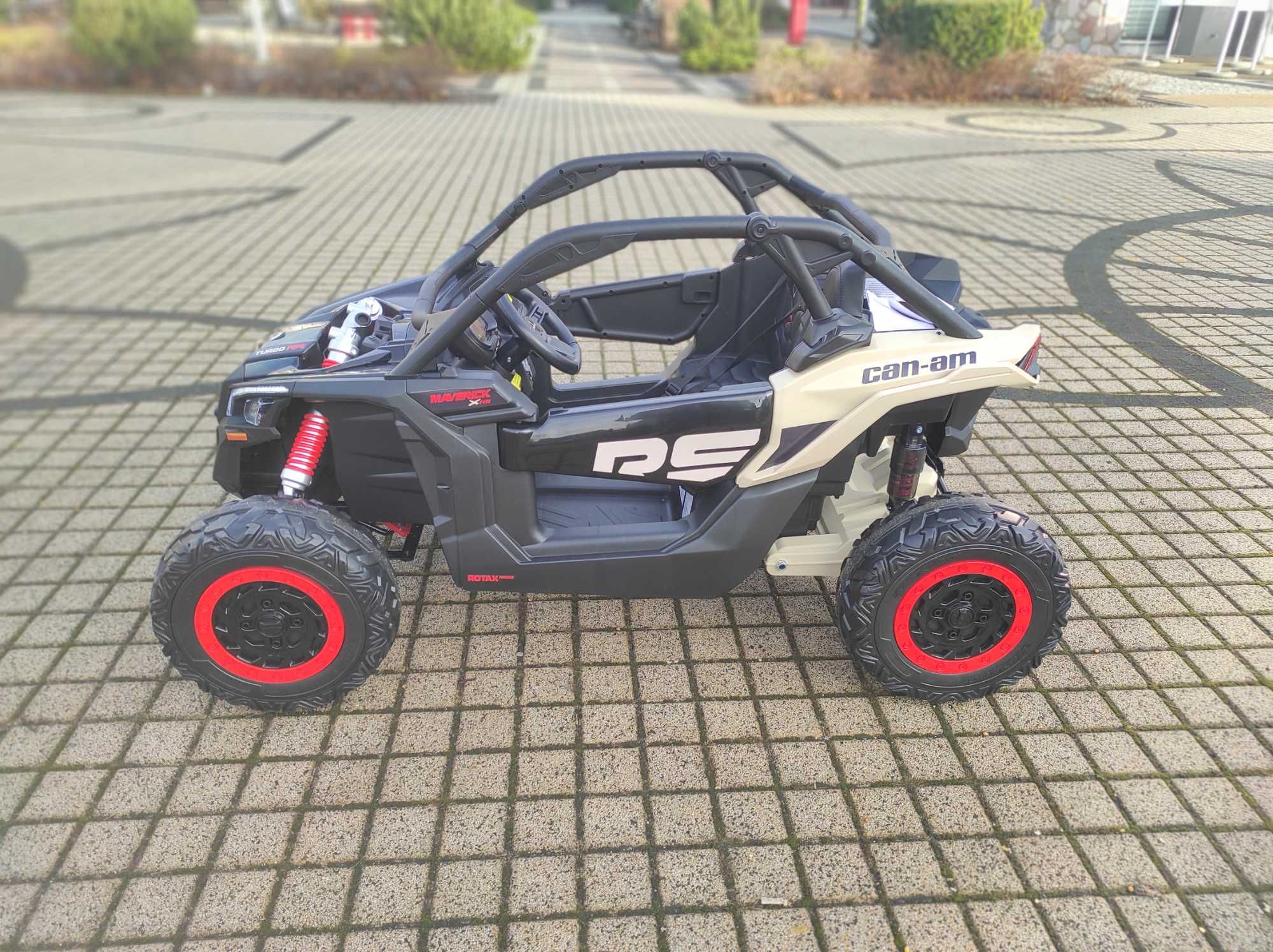 Pojazd Buggy CAN-AM Maverick 3 Turbo RR Czarny 4x200w