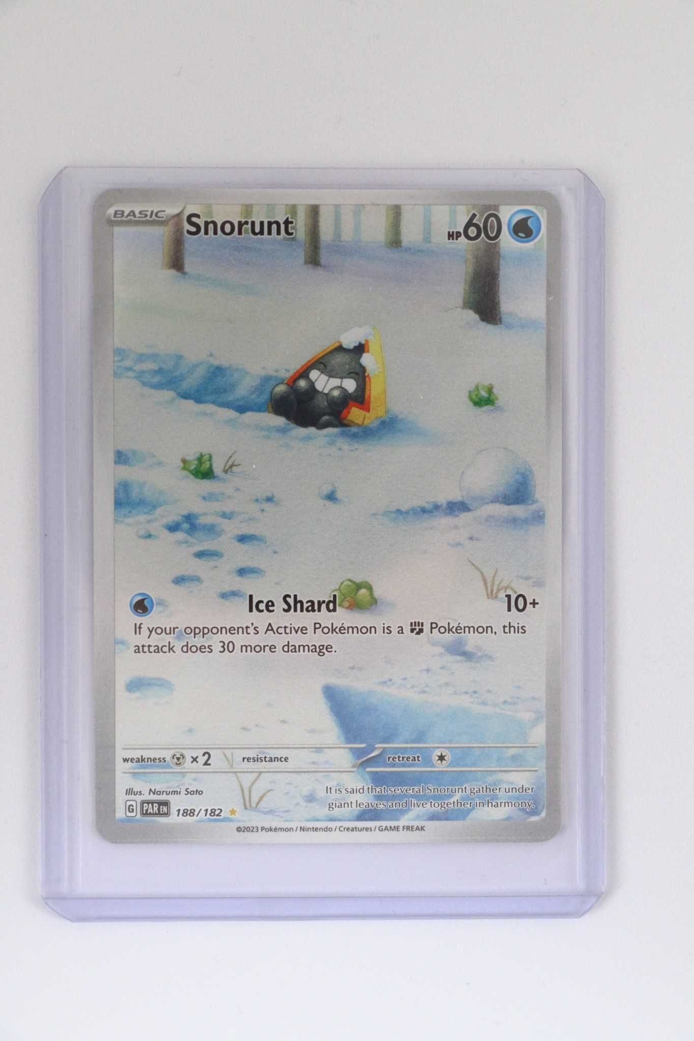 Snorunt PAR 188/182 Pokemon TCG Paradox Rift Illustration Rare