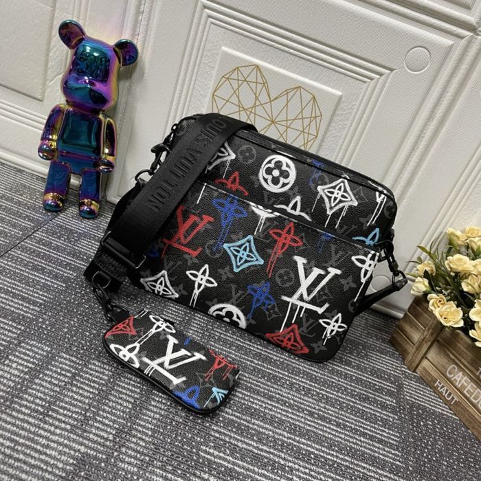 Louis Vuitton Messenger 3v1 сумка мужская trio унисекс кожаная