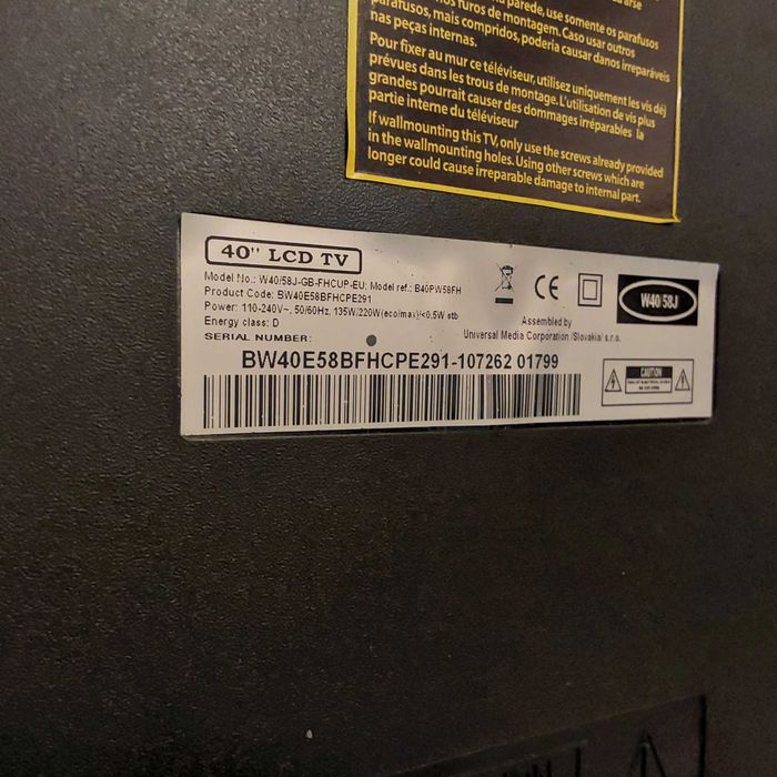 TV Blaupunkt 40"