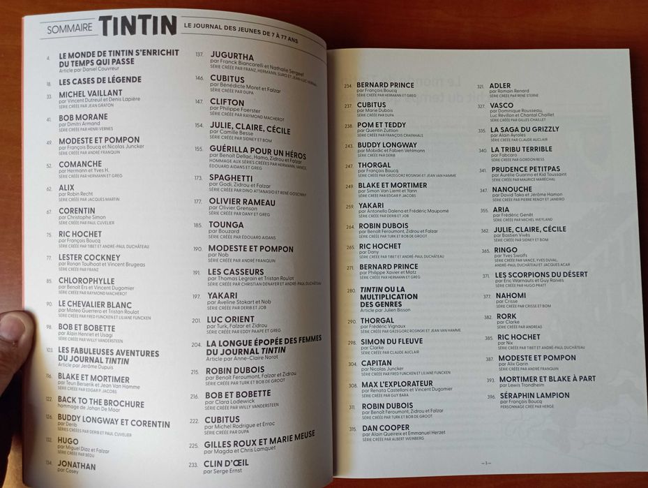 Tintin - Numéro Spécial 77 Ans