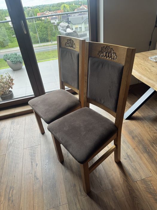 Krzeslo, Krzesła dębowe 6 szt.