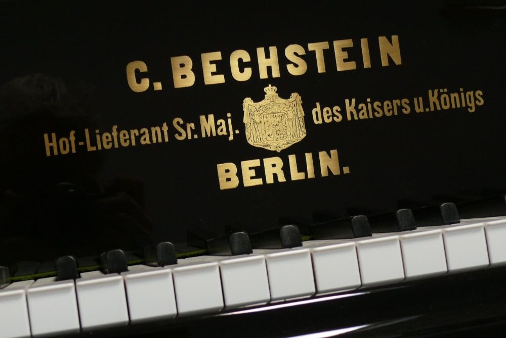 Fortepian C. Bechstein 220cm 1900r CZARNY POŁYSK