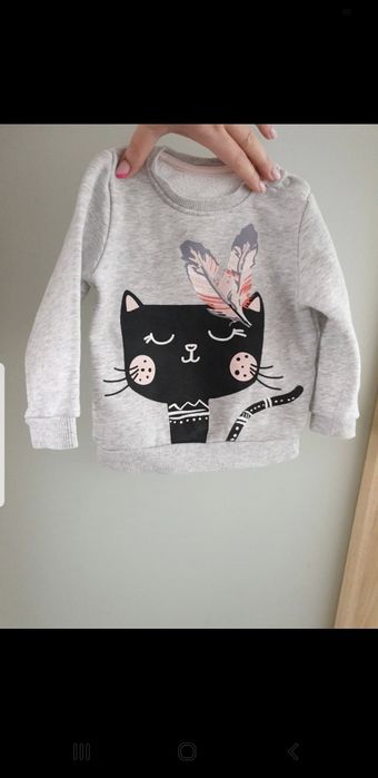 Bluza kotek Lupilu 74/80