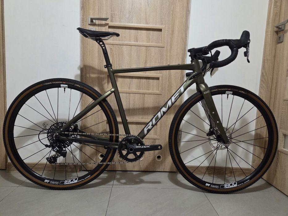 Gravel - Romet Boreas 2 - Rozmiar M - Koła DT SWISS