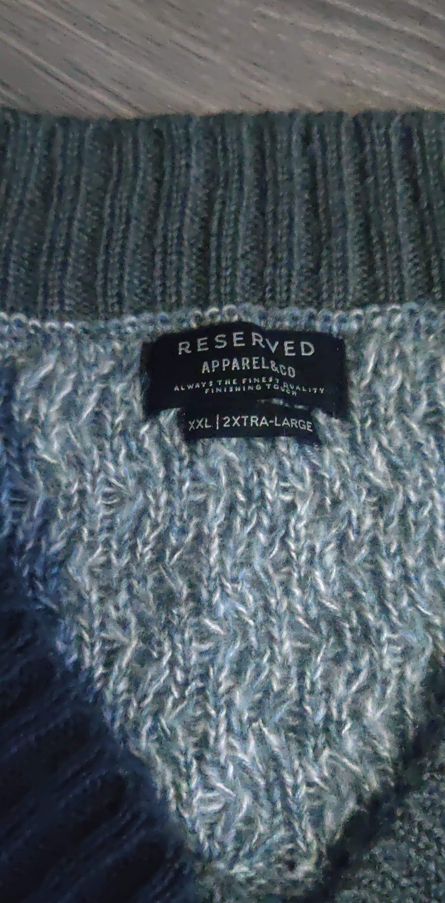 Śliczny sweter ciepły, gruby Reserved XXL